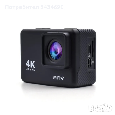 Спортна камера 4K водоустойчива 30 метра WiFi 170 градуса /SPK066/, снимка 6 - Камери - 44513481