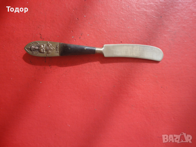 Бронзов нож Siam, снимка 3 - Ножове - 44761538