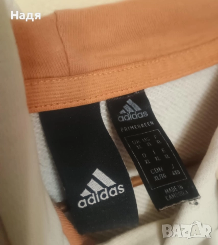 Оригинален Мъжки суичър Adidas Sportswear 3 Stripes Hooded, снимка 4 - Суичъри - 52775748