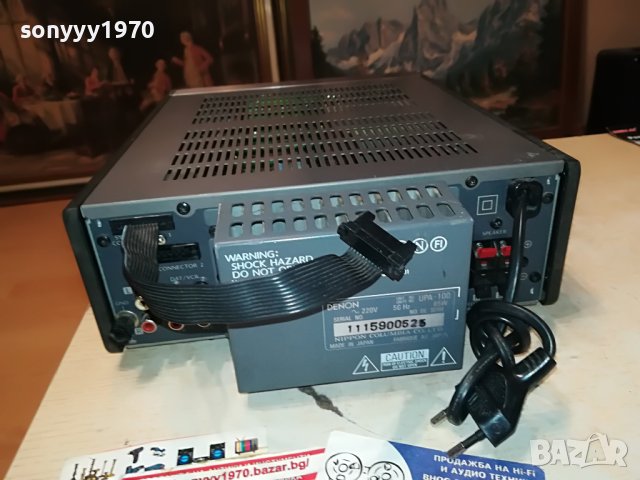 DENON UPA-100 STEREO AMPLIFIER-MADE IN JAPAN-ВНОС SWISS 0106231729, снимка 12 - Ресийвъри, усилватели, смесителни пултове - 40898724