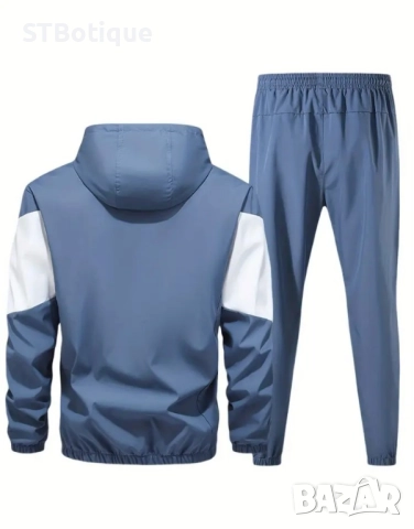 💥 Топ Обява – STBoutique💥 🧥 Мъжки спортен комплект от 2 части – яке с качулка и панталон , снимка 4 - Спортни дрехи, екипи - 52132926