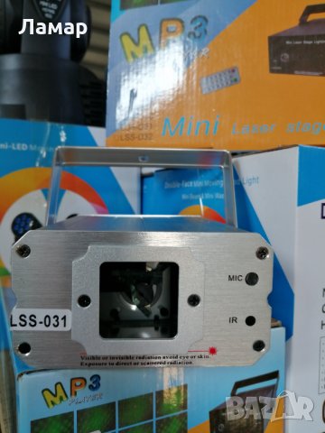 Украса, светлинен ефект, лед led коледни светлини, диско, пара, пар ефект, сценично осветление, снимка 9 - Лед осветление - 34745265