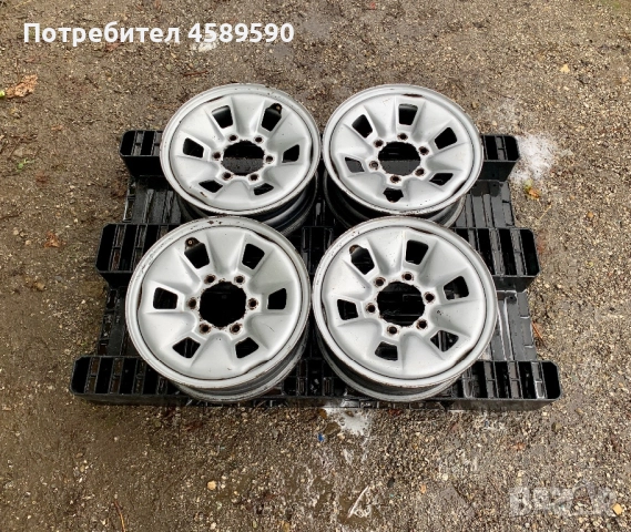 4бр.Оригинални железни джанти 15цола 6x139.7 за Toyota Hilux,Hiace