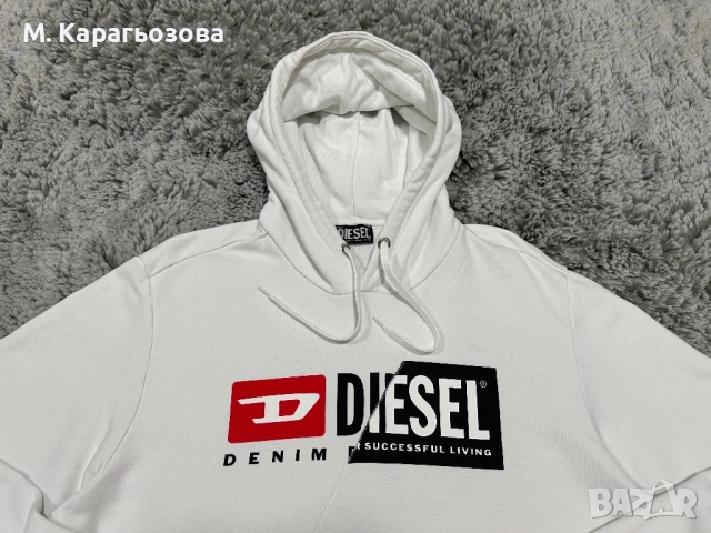 Мъжко худи Diesel S-Girk Hood Cuty, Размер XL, снимка 4 - Суичъри - 53436780