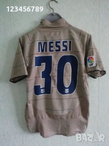Barcelona #30 Messi 2003/2004/2005 оригинална тениска фланелка Меси Барселона екип 
