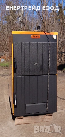 Чугунен котел на твърдо гориво Фероли/Ferroli SFL 7, 62 kW , снимка 2 - Отоплителни печки - 53656359