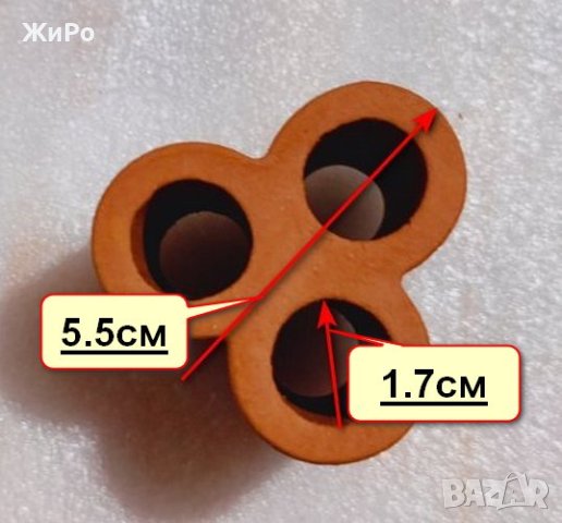 Керамична декорация./Тройка_Тръби/, снимка 3 - Оборудване за аквариуми - 41806283