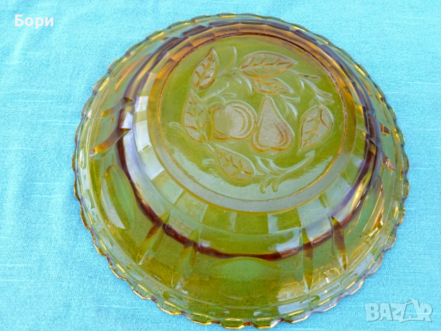 Фруктиера цветно стъкло, снимка 4 - Декорация за дома - 36242567