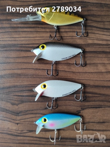Воблери-Rapala,Storm,lucky craft,Strike Pro и др.