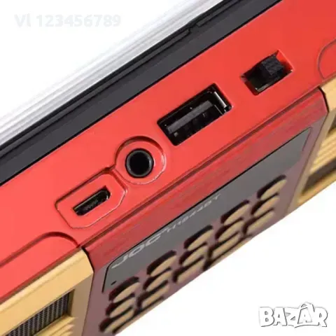 Дигитално Радио JOC - H1811BT USB TF Bluetooth, снимка 2 - Радиокасетофони, транзистори - 49700097