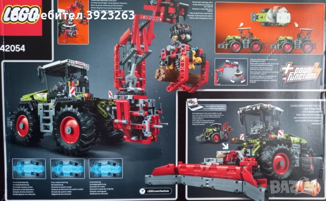 Конструктор ЛЕГО ТЕХНИК - CLAAS XERION 5000 TRAC VC 42054, снимка 2 - Конструктори - 52869257
