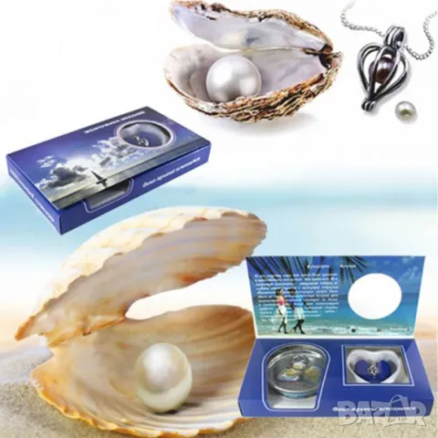 Оригинален подарък за жена - Перла на късмета със златен синджир, снимка 10 - Колиета, медальони, синджири - 49974618