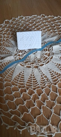 Ръчно плетени на една кука покривки, дантела, снимка 2 - Други стоки за дома - 53171965