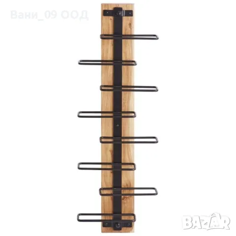 Етажерка за бутилки в индустриален стил , снимка 2 - Етажерки - 48629218