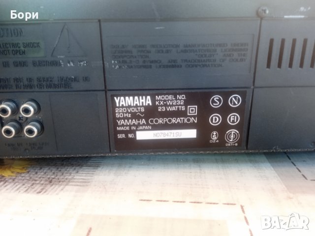 Yamaha KX-W232  Двукасетен дек, снимка 12 - Декове - 41783304