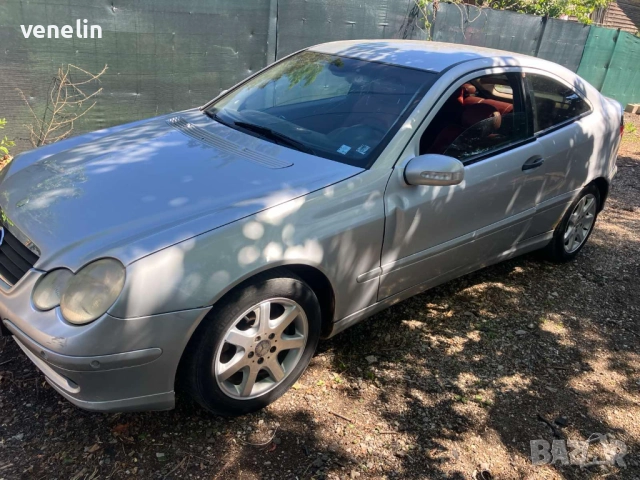 Мерцедес спорт купе Ц180 компресор на части, снимка 2 - Автомобили и джипове - 52900560