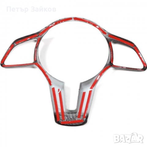 Dingln Въглеродни влакна в стил на волана с бутон на рамката на капака, подходящ за Mercedes-Benz B-, снимка 6 - Части - 38656358