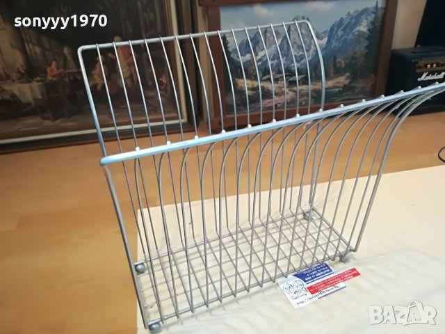 МЕТАЛНА ПОСТАВКА ЗА СПИСАНИЯ 2005231831, снимка 7 - Колекции - 40769397