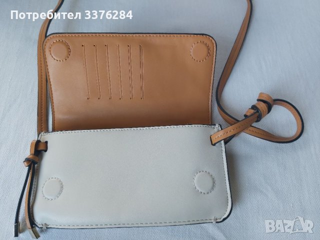 Оригинална елегантна кожена чанта ZARA, снимка 7 - Чанти - 40835883