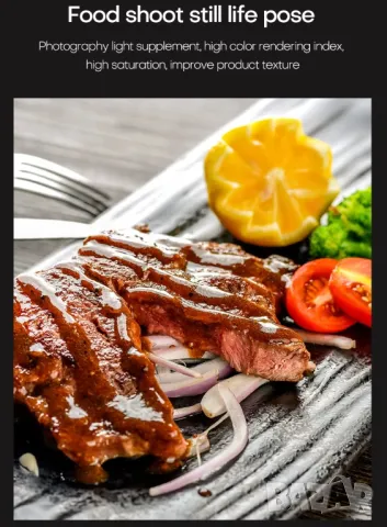 Диодно осветление за заснемане, за фотоапарат, студийнно, LED кръгла лампа, видеокамера, светлина, снимка 8 - Светкавици, студийно осветление - 49448868