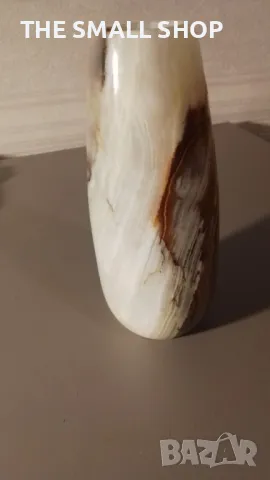 Ваза от естествен камък - мраморен оникс., снимка 2 - Вази - 48158287