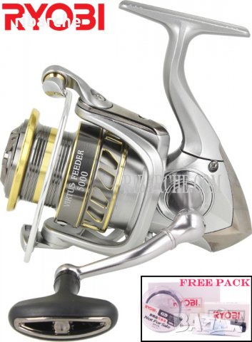 МАКАРА RYOBI VIRTUS FEEDER 6000 + FREE PACK, снимка 1