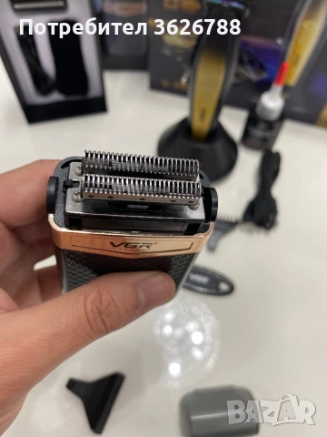 Тример+шейвър професионален комлект за постригване, снимка 9 - Фризьорски принадлежности - 52679023