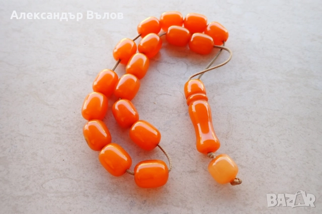 Стара Броеница от Смола Религиозна Молитви, снимка 9 - Антикварни и старинни предмети - 51592933