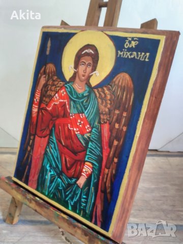 Икона на свети Архангел Михаил, снимка 3 - Икони - 41665125