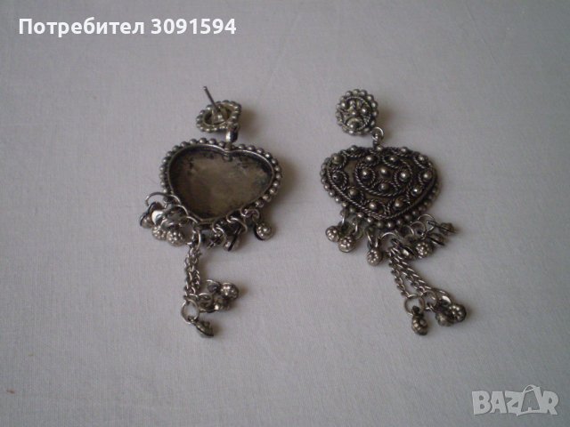  възрожденски обеци филигран, снимка 3 - Антикварни и старинни предмети - 40430283