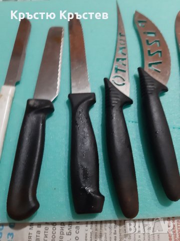 Ножови седем броя, снимка 4 - Прибори за хранене, готвене и сервиране - 33911121