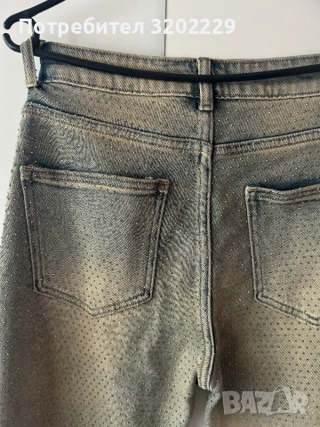 Дамски дънки с камъни , снимка 4 - Дънки - 53323387