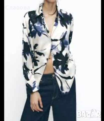 Дамска риза ZARA, снимка 2 - Ризи - 53454365