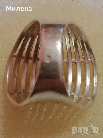 Сребърен пръстен , снимка 3 - Пръстени - 52851350