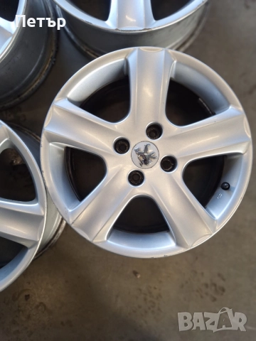 ОРИГИНАЛНИ АЛУМИНИЕВИ ДЖАНТИ ЗА ПЕЖО-4Х108Х65.1-16 цола, снимка 5 - Гуми и джанти - 52487622
