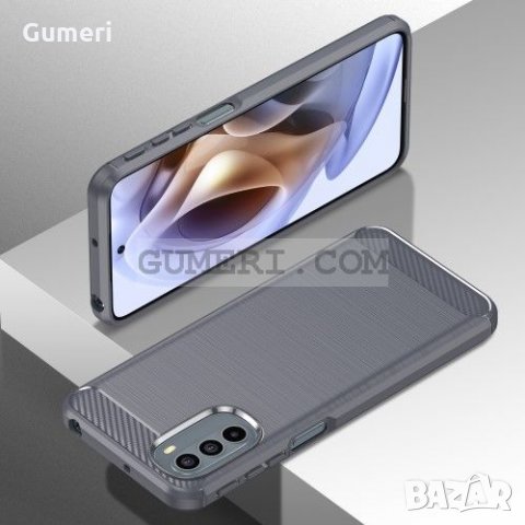 Motorola Moto G31 Противоударен силиконов Гръб - Карбон, снимка 9 - Калъфи, кейсове - 35891198