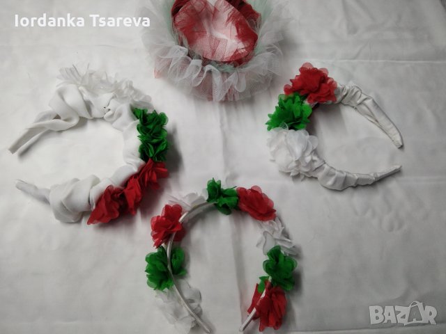 Диадема с акцент Българско знаме🇧🇬, снимка 7 - Аксесоари за коса - 35990507