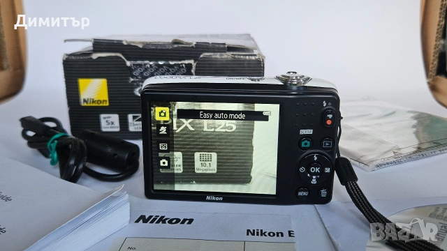 дигитален фотоапарат Nikon Coolpix L25 10mp digital photo camera 5x wide zoom , снимка 12 - Фотоапарати - 53411359