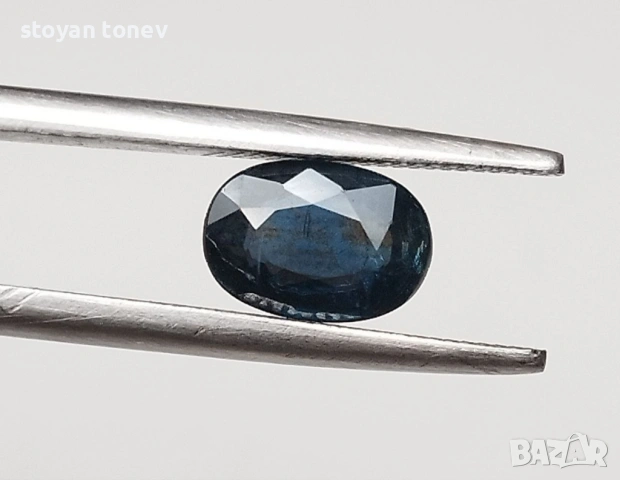 Естествен ненагряван син сапфир 0.97 карата от Мадагаскар! Сертифициран!, снимка 2 - Други - 53716405