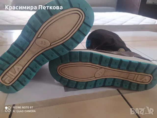 Детски ботуши Fila /Фила/ номер 33, снимка 5 - Детски боти и ботуши - 48326464