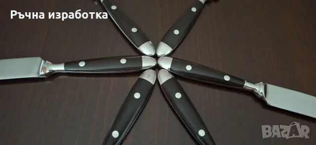 нож 6бр.rostfrei немски основен нож прибори за хранене комплект, снимка 2 - Прибори за хранене, готвене и сервиране - 55953211