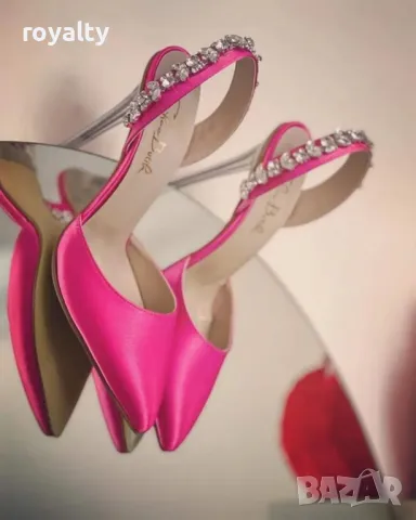 Дамски елегантни сандали с ток, снимка 2 - Сандали - 49493327