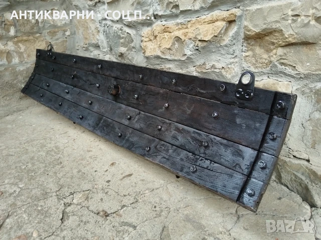 Ръчно Изработена Закачалка От Старо Дървено Буре, Бъчва. , снимка 6 - Антикварни и старинни предмети - 50991636