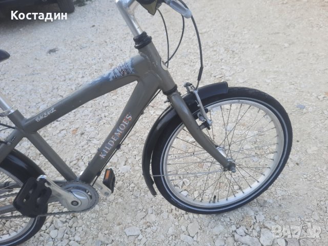 Детски велосипед. Kildemoes  Bikerz.  Алуминиев  20 цола гуми,3 скорости. , снимка 4 - Велосипеди - 42659451