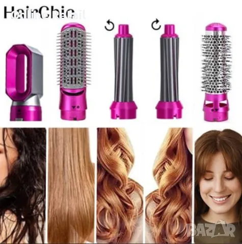 Маша за коса с 5 приставки , снимка 4 - Маши за коса - 47426902