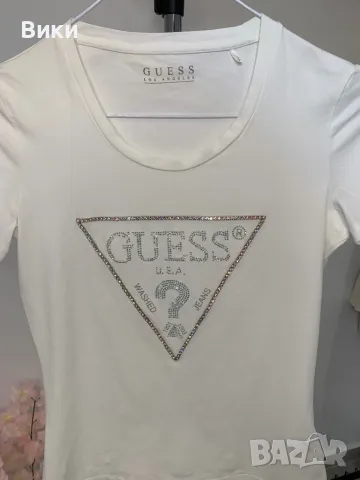 Оригинална тениска на Guess размер М, подходяща и за S, снимка 6 - Тениски - 50257674