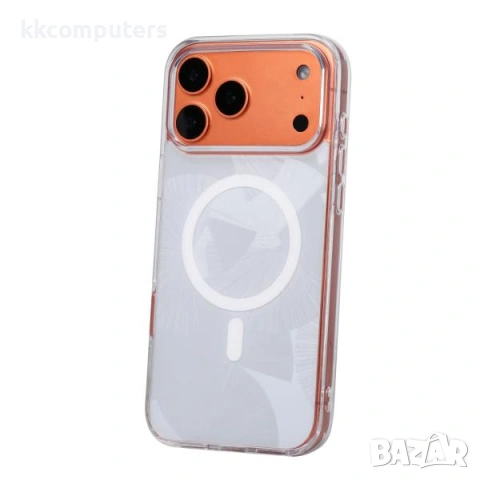Калъф силикон Flash MagSafe / Сив / за iPhone 17 Pro 6.3 + Протектор, снимка 2 - Калъфи, кейсове - 53455332