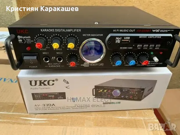 Аудио усилвател UKC AV-339A, снимка 1