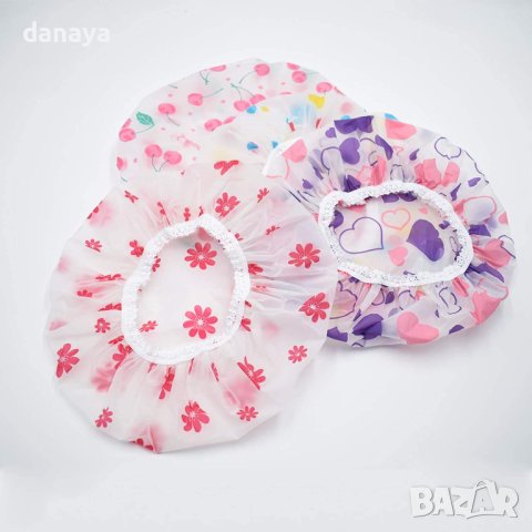 4099 Найлонова многоцветна шапка за баня, снимка 5 - Други - 42516456