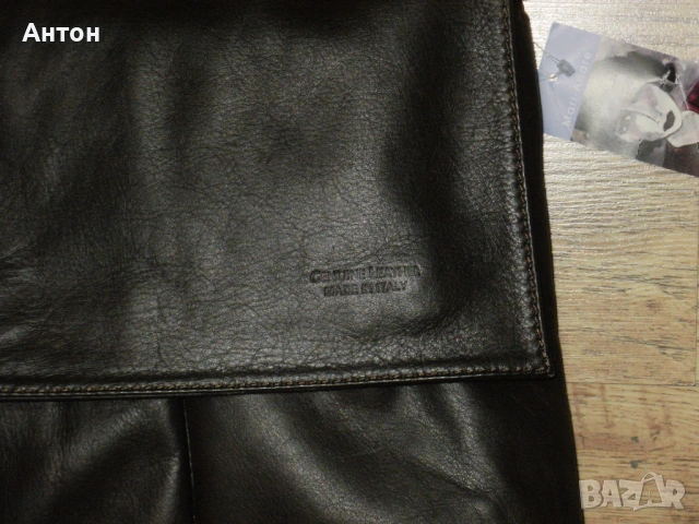 ITALY нова мъжка естествена кожа, снимка 6 - Чанти - 53338522
